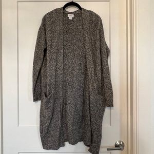 Old Navy heather gray duster cardigan